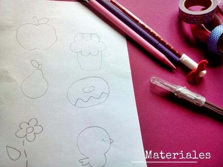 Colorear con washi tape