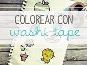 Colorear washi tape