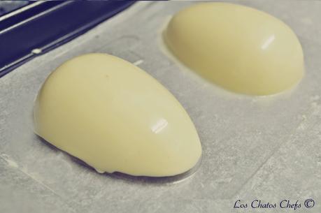 Arroz al chocolate en huevo de Pascua