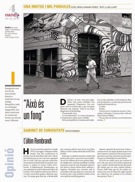 Nueva sección en el diario EL PUNT AVUI