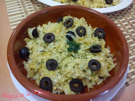 Receta de bacalao à brás 