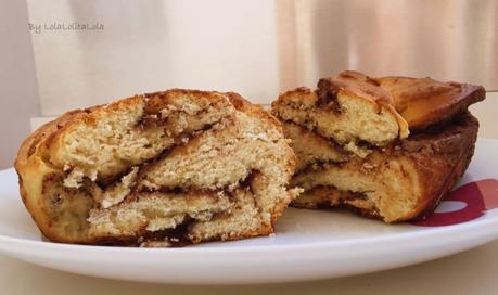 BABKA (O COMO YO LE TITULÉ EN CASA: PAN RELLENO DE CREMA DE CACAO)