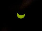 Eclipse fotografiado desde Granada.