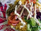 Ensalada variada, típica "Salade composée" Marruecos