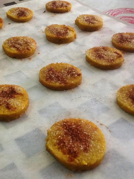 Galletas de Cous Cous con azúcar y canela