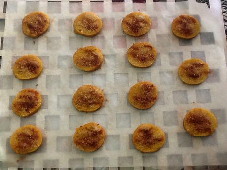 Galletas de Cous Cous con azúcar y canela