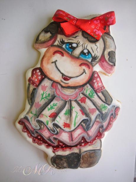 COMO PINTAR GALLETAS Y NO MORIR EN EL INTENTO, VAQUITA Y NIÑA COMO PINTAR GALLETAS Y NO MORIR EN EL INTENTO, VAQUITA Y NIÑA