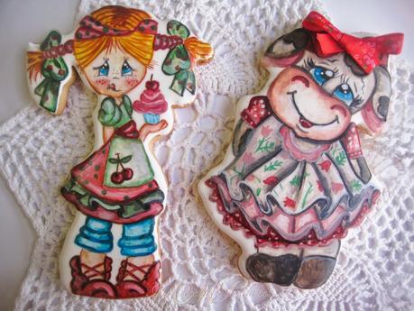 COMO PINTAR GALLETAS Y NO MORIR EN EL INTENTO, VAQUITA Y NIÑA COMO PINTAR GALLETAS Y NO MORIR EN EL INTENTO, VAQUITA Y NIÑA