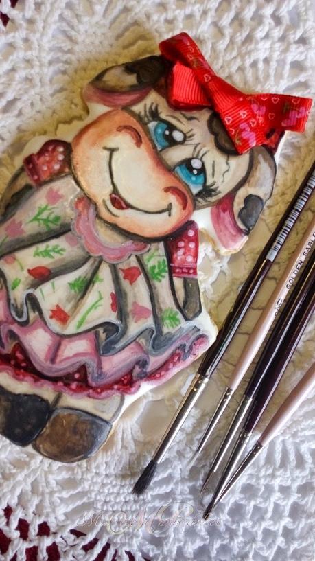 COMO PINTAR GALLETAS Y NO MORIR EN EL INTENTO, VAQUITA Y NIÑA COMO PINTAR GALLETAS Y NO MORIR EN EL INTENTO, VAQUITA Y NIÑA