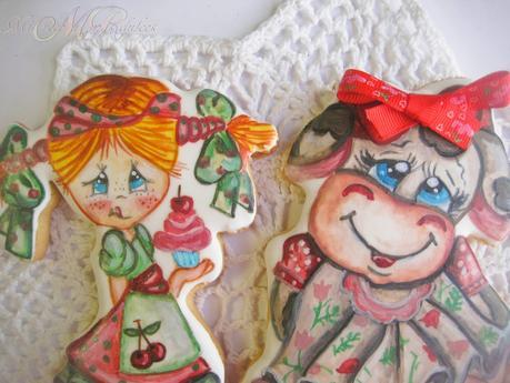 COMO PINTAR GALLETAS Y NO MORIR EN EL INTENTO, VAQUITA Y NIÑA COMO PINTAR GALLETAS Y NO MORIR EN EL INTENTO, VAQUITA Y NIÑA