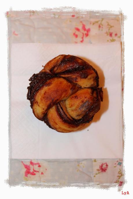 Babka.... bizcocho ruso marmolado de chocolate ... para Desafío en la Cocina