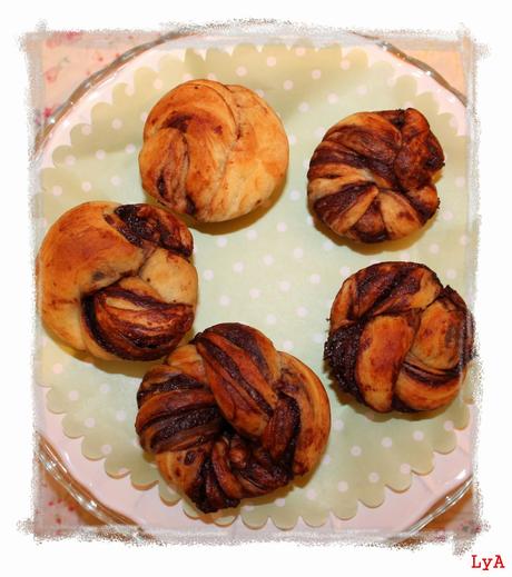 Babka.... bizcocho ruso marmolado de chocolate ... para Desafío en la Cocina