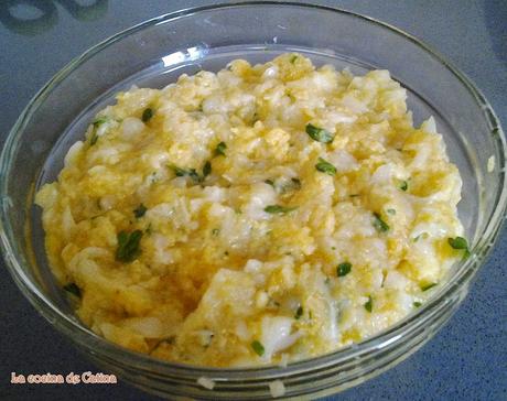 Potaje de garbanzos con albóndigas de bacalao