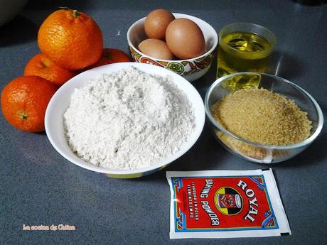 Bizcocho de mandarina