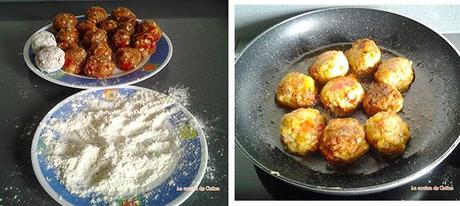 Albóndigas con relleno de sarmale