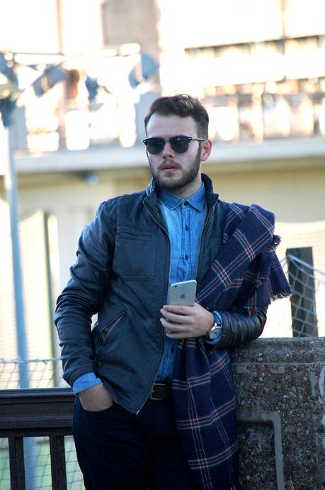 Spring with big Scarf