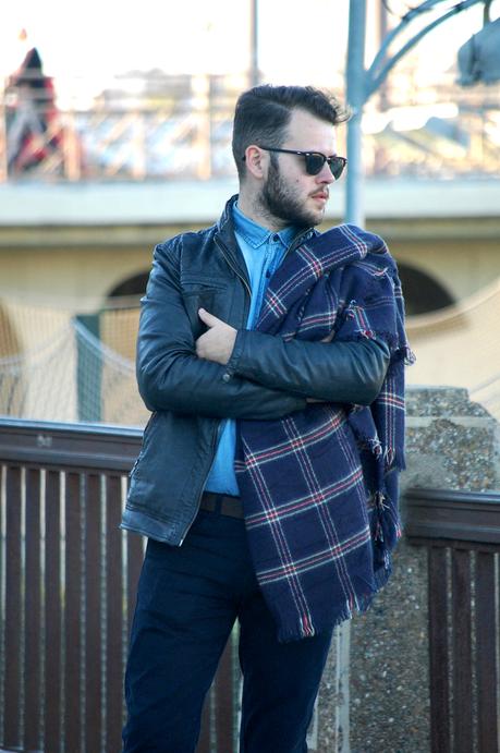 Spring with big Scarf