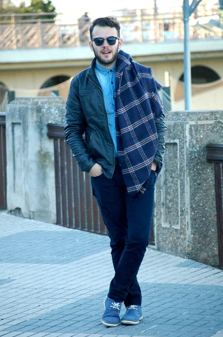 Spring with big Scarf