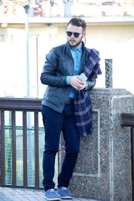 Spring with big Scarf