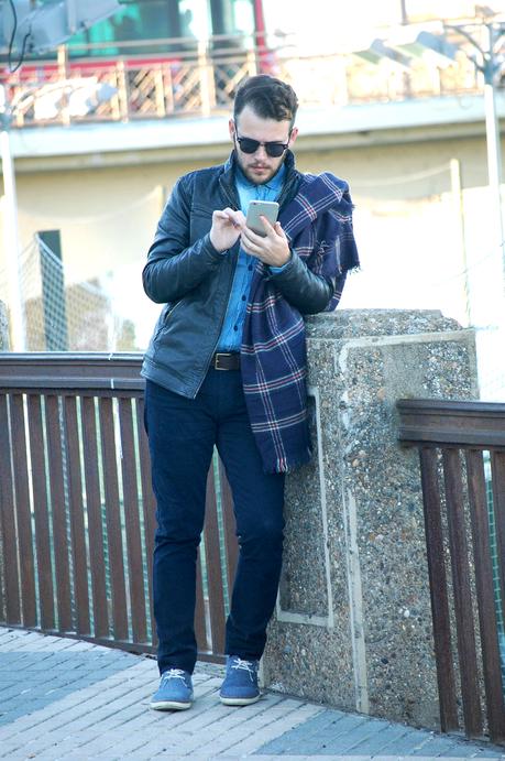 Spring with big Scarf