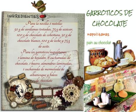 Garroticos de chocolate – Napolitanas Garroticos de chocolate – Napolitanas