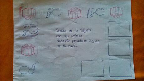 Como hacer series con un juego de sellos.