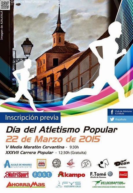 DEPORTIVAlcalá: Hoy 22 de Marzo se celebra en Alcalá de Henares el Día del Atletismo Popular 2015... Yes we run!!