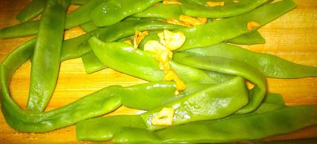 cocina sana, salmón con judia verde, salmón, salmon plancha, judia verde al dente, judia verde con ajito, cocina, receta,