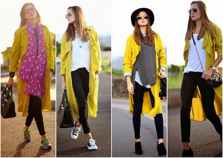 Como combinar un trench mostaza / How to combine a mustard trench