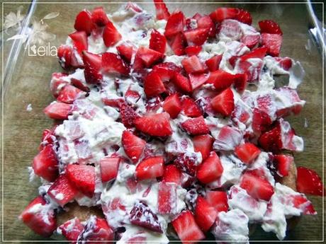 Tiramisu con fresas