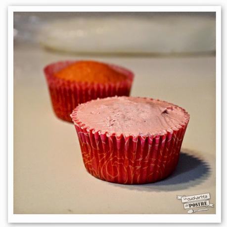 CUPCAKES BICOLORES DE CHICLE / TWO COLOURED CHEWING GUM CUPCAKES