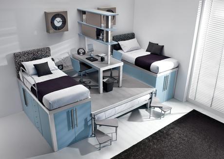 Tipo loft : Habitaciones para adolescentes