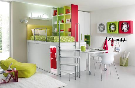 Tipo loft : Habitaciones para adolescentes