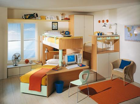 Tipo loft : Habitaciones para adolescentes