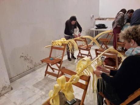 Taller de palmas rizadas