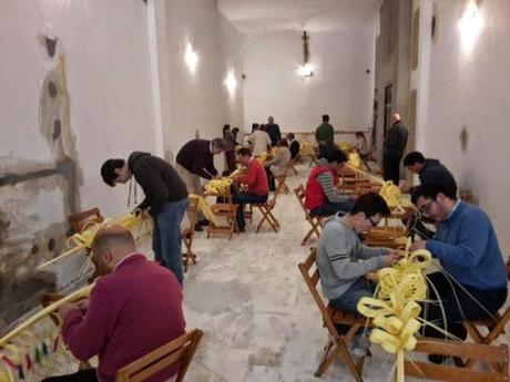 Taller de palmas rizadas