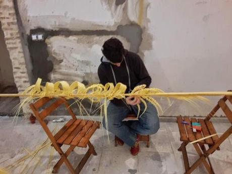 Taller de palmas rizadas