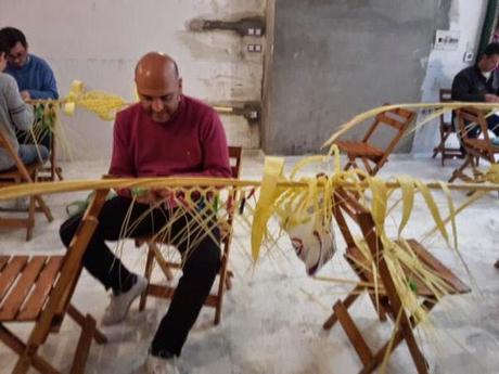 Taller de palmas rizadas