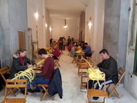 Taller de palmas rizadas