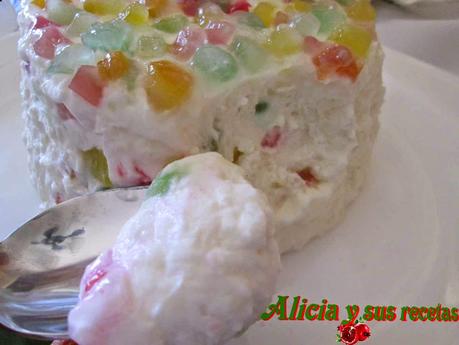 ARROZ CON LECHE Y FRUTAS ESCARCHADAS