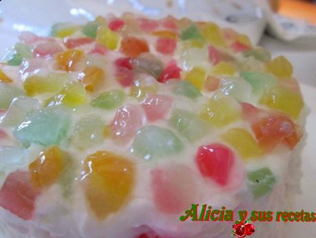 ARROZ CON LECHE Y FRUTAS ESCARCHADAS