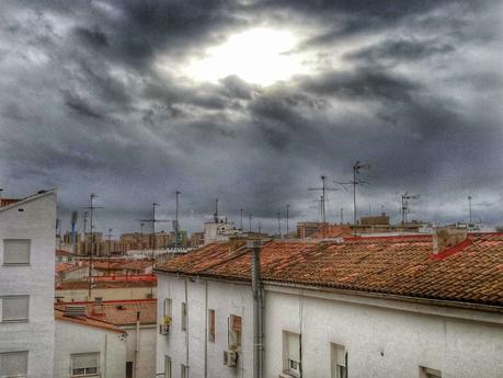 Nubes en Zaragoza