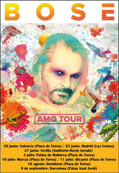 Miguel Bosé presenta AMO TOUR