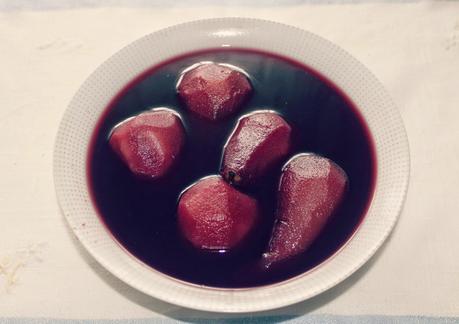 PERAS AL VINO TINTO