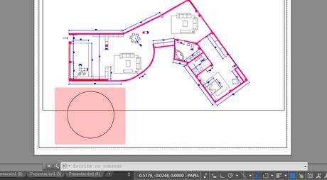 Crear ventana gráfica de forma circular en Autocad 2015