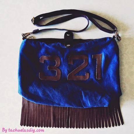 Recicla y renueva un bolso viejo con flecos y retales de polipiel DIY Recicla y renueva un bolso viejo con flecos y retales de polipiel DIY