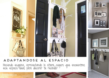 decoración recibidores pequeños homepersonalshopper