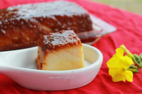 Flandín . Budin de pan tipo flan