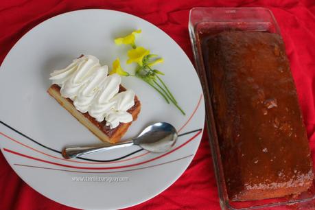 Flandín . Budin de pan tipo flan