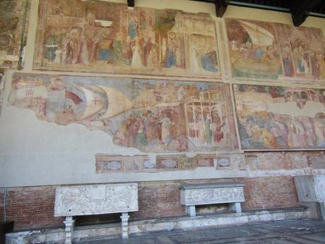 Frescos en el cementerio de Pisa